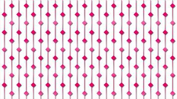 Magenta red color Diamond shape pattern simple background, simple shapes background video