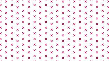 Magenta red color rotating plus sign pattern background video