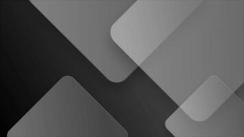 Dark White abstract geometric square shapes minimal background, square shapes background video