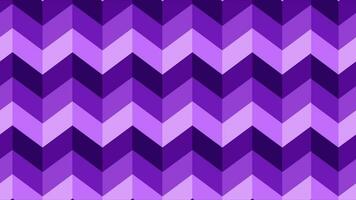 Purple simple zig-zag pattern seamless background moving left side, loopable background video