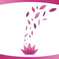 Flower Petals In Motion Logo vector