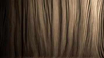 Wooden texture. Vector illustration. Realistic wooden background with horizontal stripes. AI Generative photo