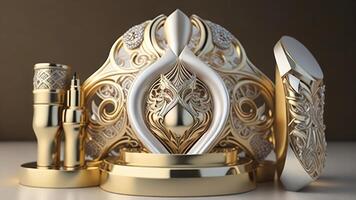 Modern Lighting at Indoor Podium photo
