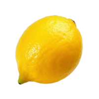 Lemon isolated on transparent background, created with generative AI png