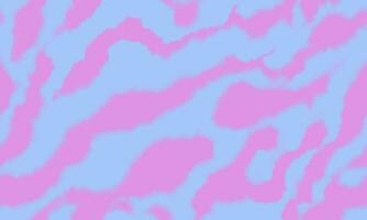 Abstract watercolor blurred pattern. Zebra stripes in blue and pink colors. Animal colorful texture vector