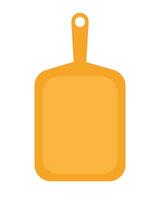 Simple kitchen cutting board in flat style. Objects Are Repainted. vector