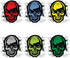 Gothic sign with skull, grunge vintage design t shirts vector