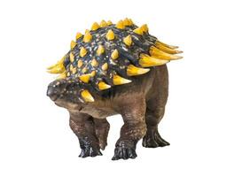 Ankylosaurus dinosaurio , aislado antecedentes foto