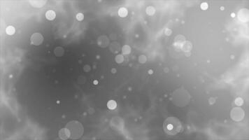 Animated Abstract background and Fading White Particles designed background, texture or pattern video