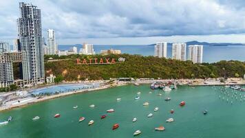 Aerial view of Pattaya , Thailand photo