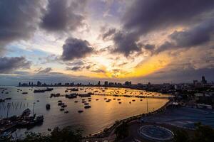 Viewpoint Pattaya Beach in Pattaya city Chonburi,Thailand photo