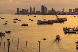 Viewpoint Pattaya Beach in Pattaya city Chonburi,Thailand photo