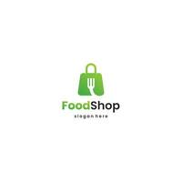 food store logo design icon template simple vector