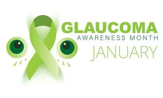 Glaucoma awareness month. background, banner, card, poster, template. Vector illustration.