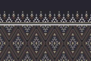 Southwest Navajo border pattern. Ethnic southwest geometric shape seamless pattern. Ethnic geometric pattern use for fabric, textile, home decoration elements, upholstery, wrapping, etc. vector