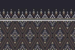 Southwest Navajo border pattern. Ethnic southwest geometric shape seamless pattern. Ethnic geometric pattern use for fabric, textile, home decoration elements, upholstery, wrapping, etc. vector