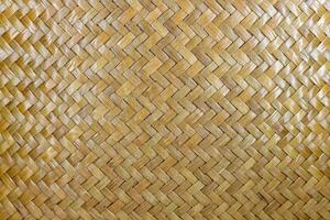 bamboo texture background, closeup of bamboo basketry texture background photo