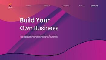 Build Your Own Business design Vector