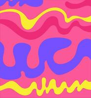 Groovy psychedelic background vector