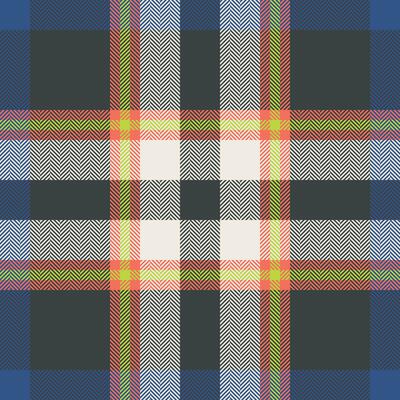 Plaid check pattern. Seamless fabric texture. Tartan textile print.