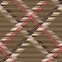 Seamless pattern of scottish tartan plaid. Repeatable background with check fabric texture. Vector backdrop striped textile print.