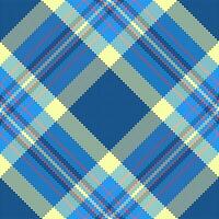 Pattern textile background of check seamless plaid with a tartan vector fabric texture.