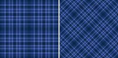 Plaid seamless pattern of tartan vector check with a background fabric texture textile.