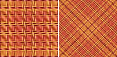 Textile background check of pattern plaid tartan with a texture fabric seamless vector. vector