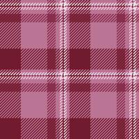 Seamless plaid texture of textile tartan pattern with a check fabric background vector. vector