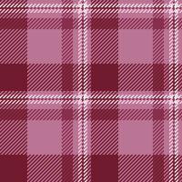 Seamless plaid texture of textile tartan pattern with a check fabric background vector. vector