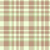 Textile background vector of fabric texture tartan with a seamless plaid check pattern.
