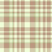 Textile background vector of fabric texture tartan with a seamless plaid check pattern.