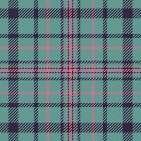 Plaid check pattern. Seamless fabric texture. Tartan textile print. vector
