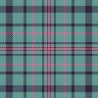 Plaid check pattern. Seamless fabric texture. Tartan textile print. vector