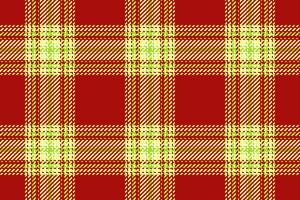 Pattern check background of seamless vector texture with a tartan fabric plaid textile.