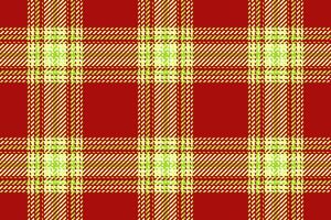 Pattern check background of seamless vector texture with a tartan fabric plaid textile.