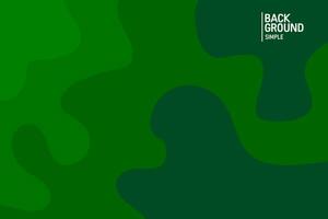 Abstract background in green colors. Fluid banner template vector illustration.