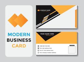 Elegant business card creative design vector