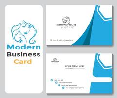 Elegant business card creative design vector