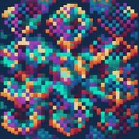 pixel art, random pattern illustration photo