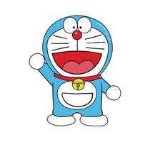 doraemon vector mano dibujado