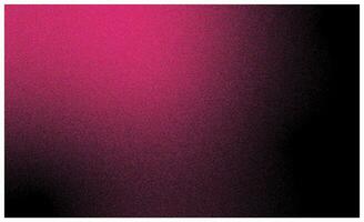 Abstract gradient pink and black background with grain texture. Vector trendy grain noise photo