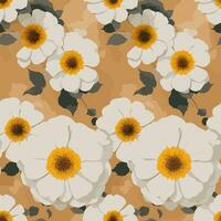 AI generate Floral seamless pattern Digital print Pattern Design textile Digital print vector