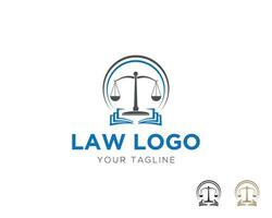 book and pillar sword logo icon. Lawyer attorney symbol Vector illustration.