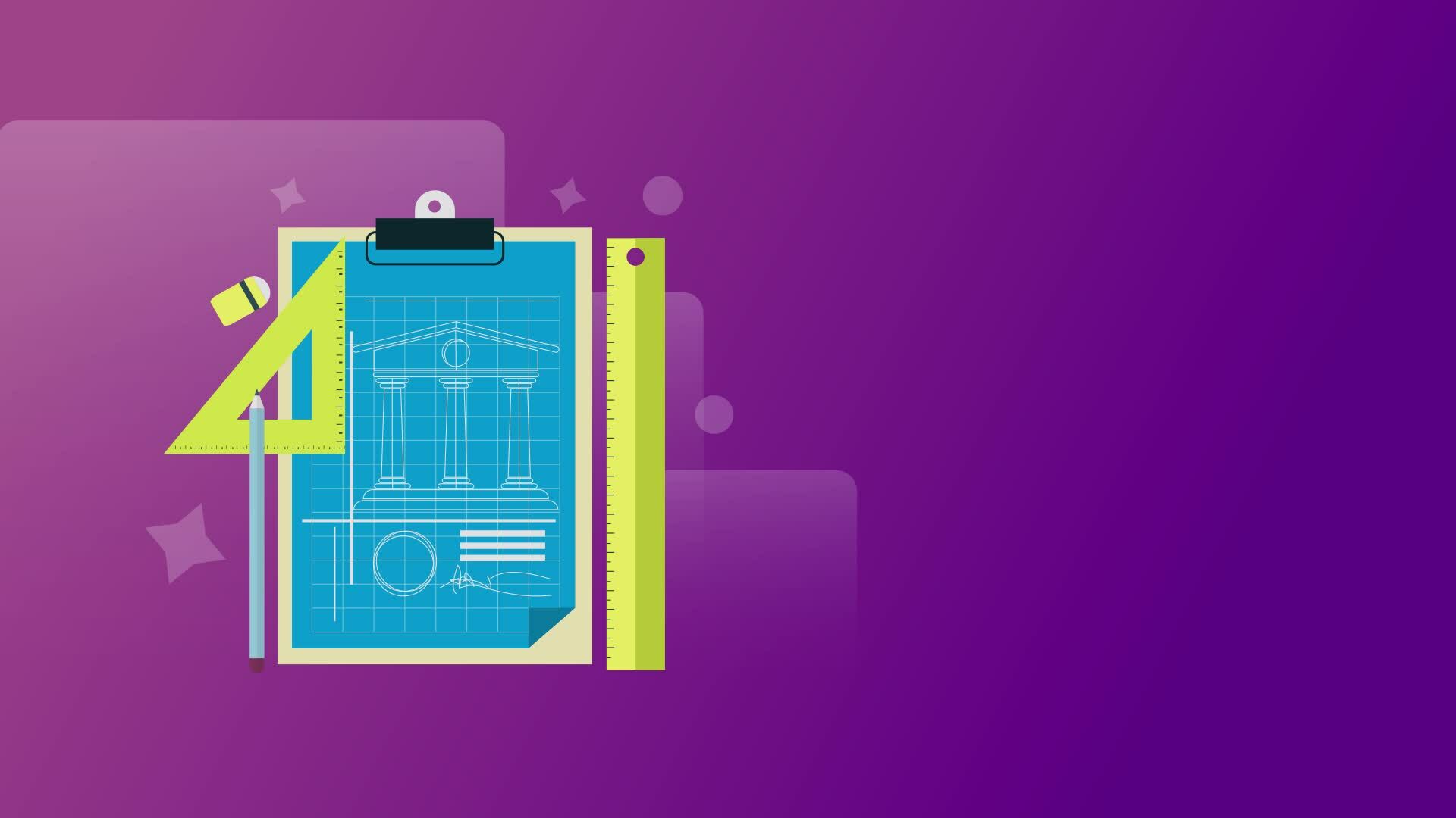 Skyscraper Blueprint Grid Seamless Abstract Beautiful Building Process