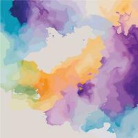 Abstract watercolor vintage illustration background vector