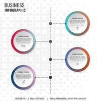 plantilla de diseño infográfico con lugar para sus datos. ilustración vectorial vector