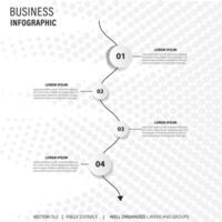 plantilla de diseño infográfico con lugar para sus datos. ilustración vectorial vector