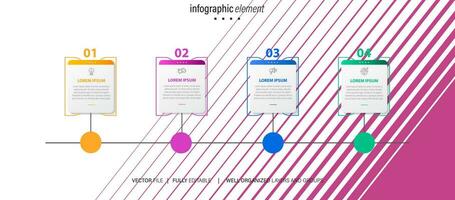 plantilla de diseño infográfico con lugar para sus datos. ilustración vectorial vector