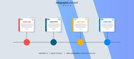 plantilla de diseño infográfico con lugar para sus datos. ilustración vectorial vector